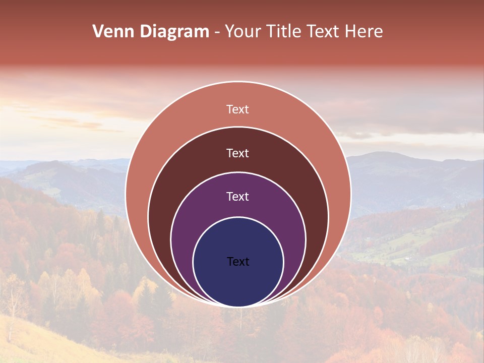 Meadow Beautiful Golden PowerPoint Template