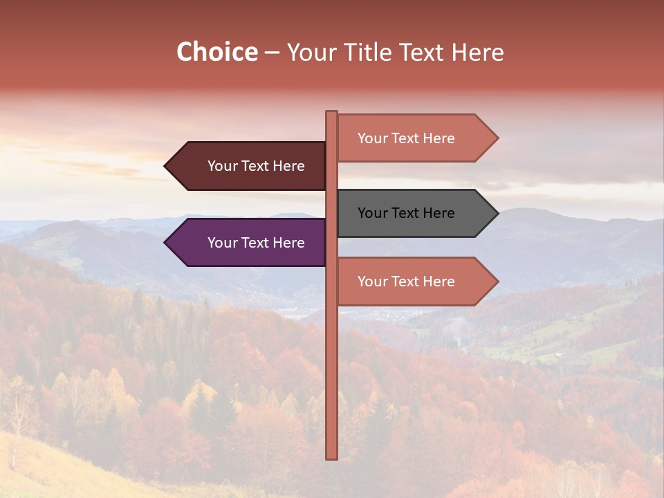 Meadow Beautiful Golden PowerPoint Template