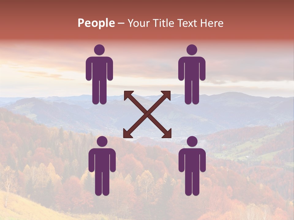 Meadow Beautiful Golden PowerPoint Template