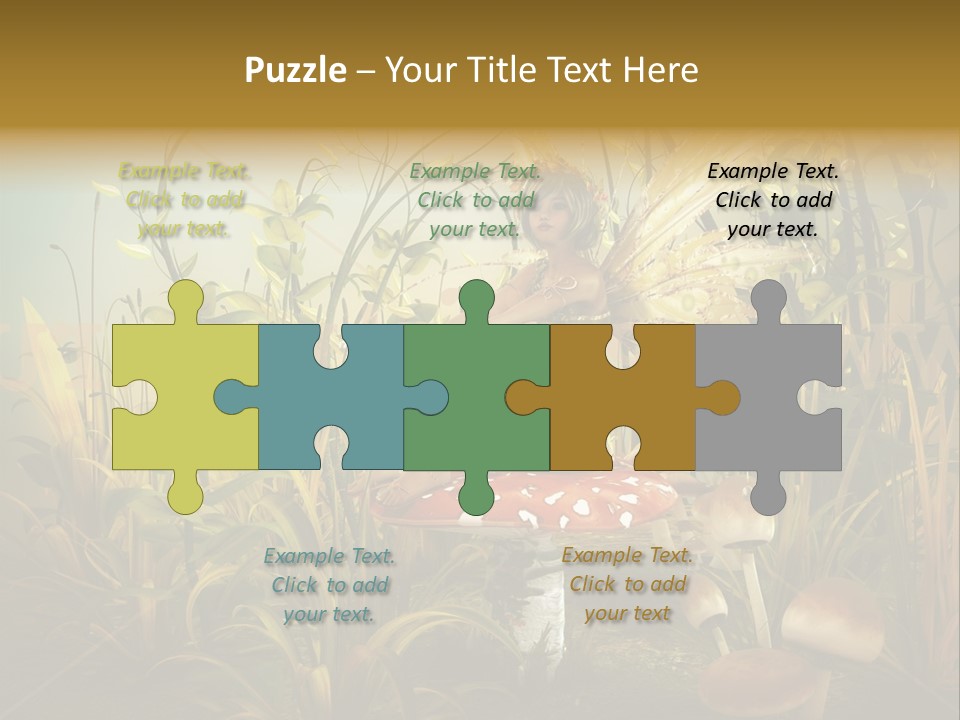 Wings Sylph Enchanting PowerPoint Template