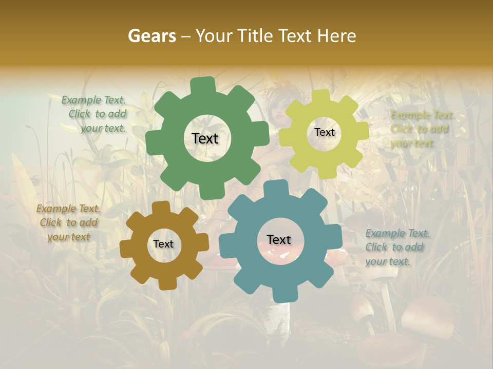 Wings Sylph Enchanting PowerPoint Template