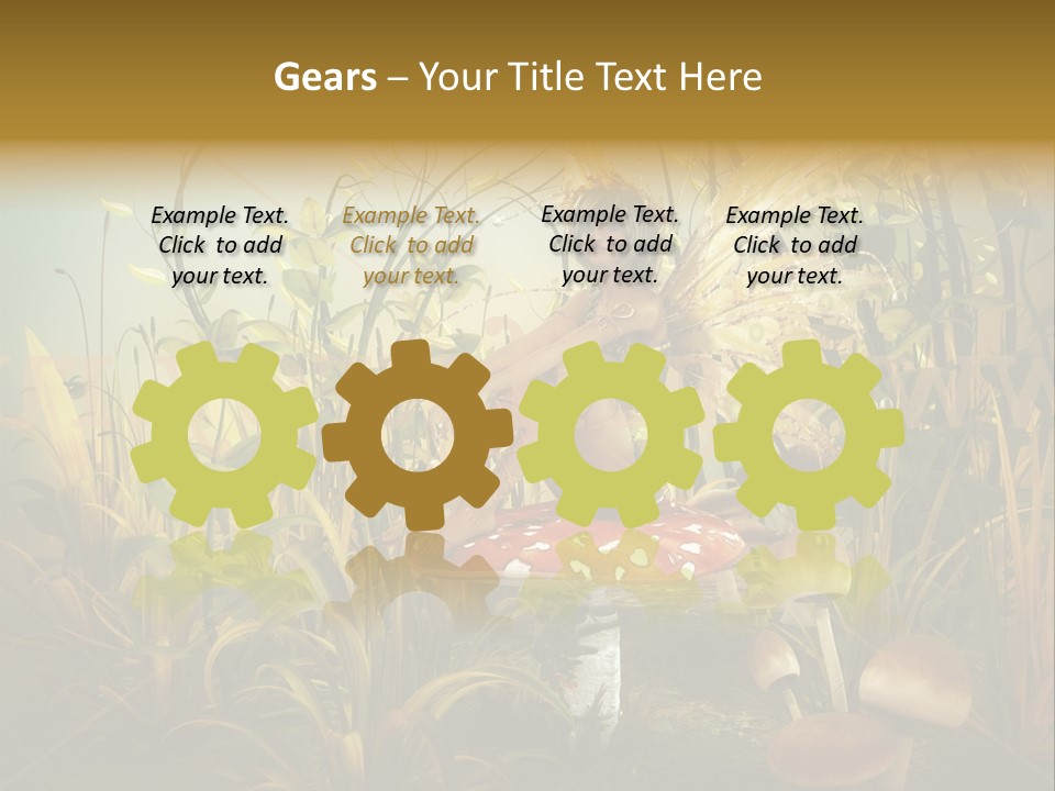 Wings Sylph Enchanting PowerPoint Template