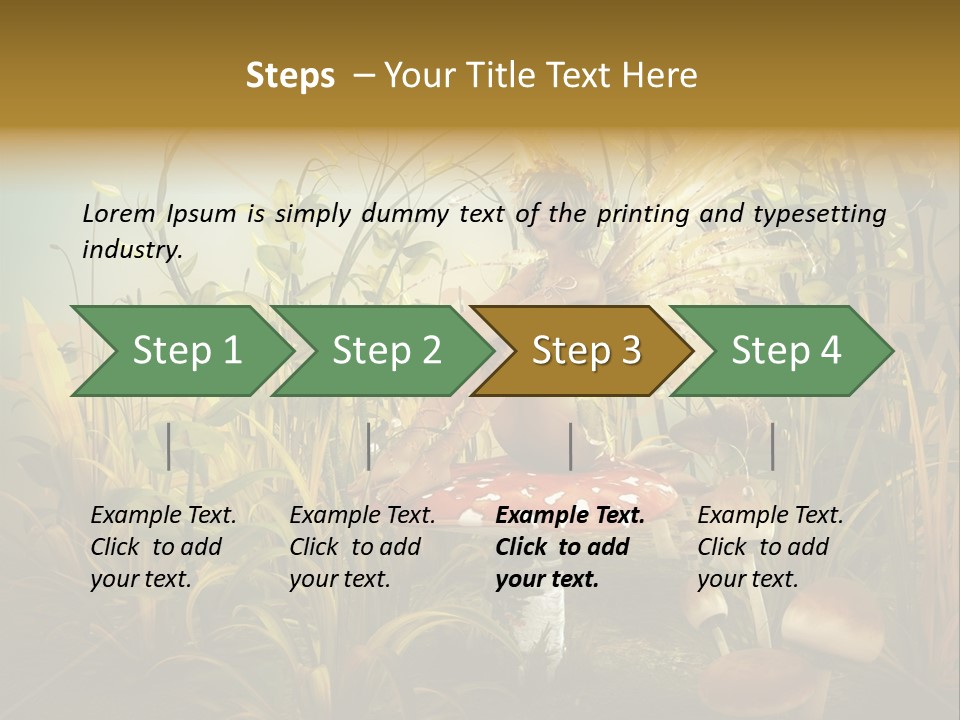 Wings Sylph Enchanting PowerPoint Template