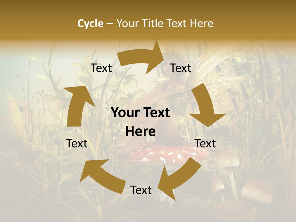 Wings Sylph Enchanting PowerPoint Template