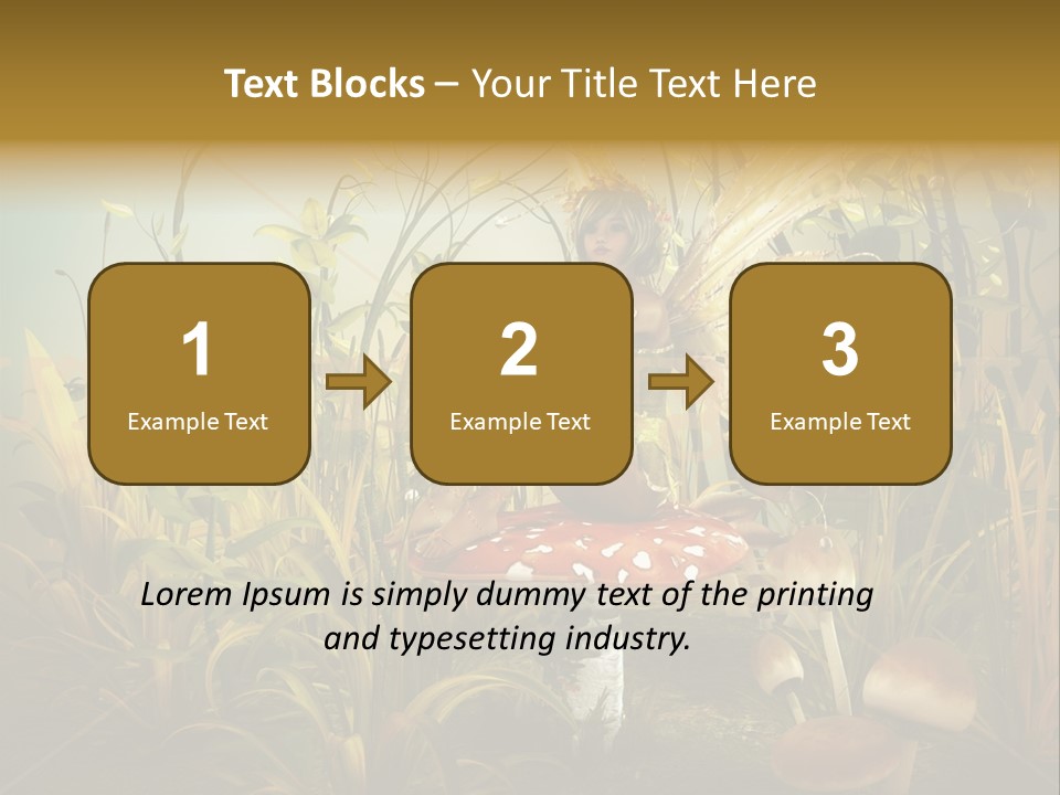 Wings Sylph Enchanting PowerPoint Template