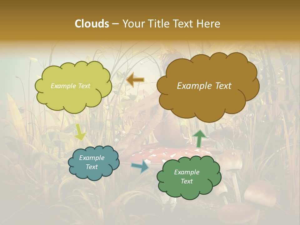 Wings Sylph Enchanting PowerPoint Template