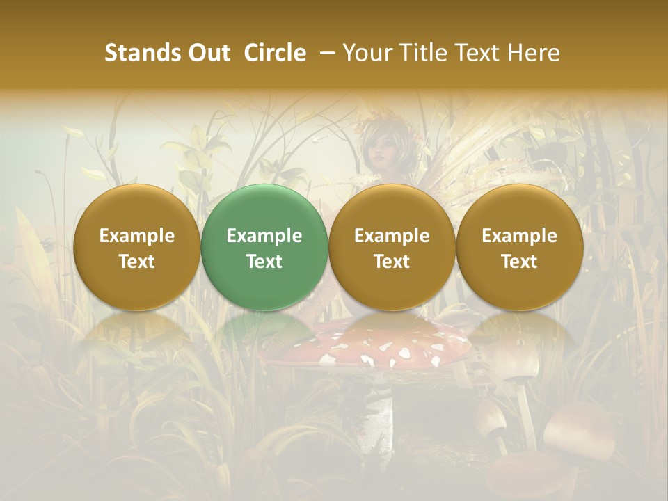 Wings Sylph Enchanting PowerPoint Template