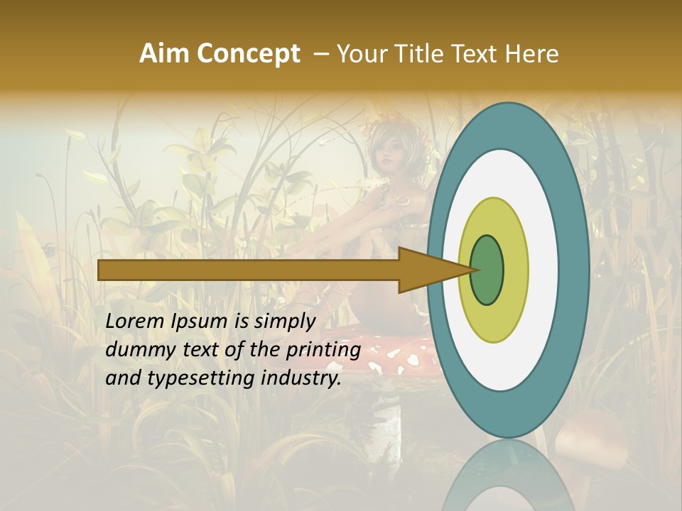 Wings Sylph Enchanting PowerPoint Template