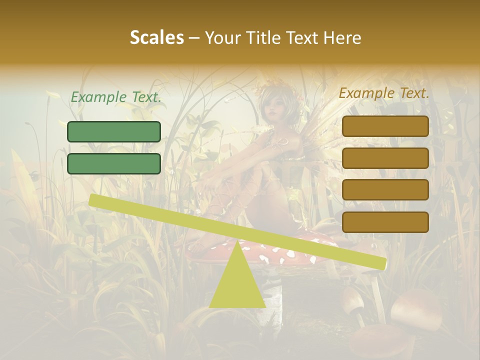 Wings Sylph Enchanting PowerPoint Template