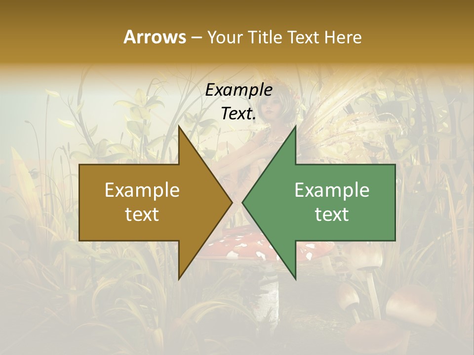 Wings Sylph Enchanting PowerPoint Template