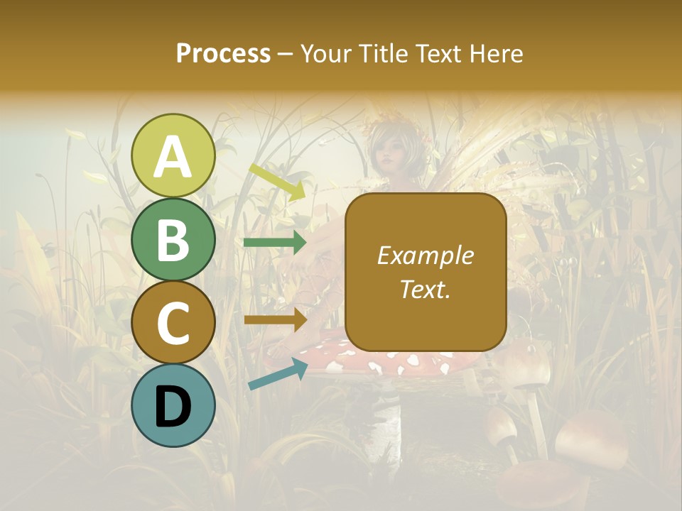 Wings Sylph Enchanting PowerPoint Template