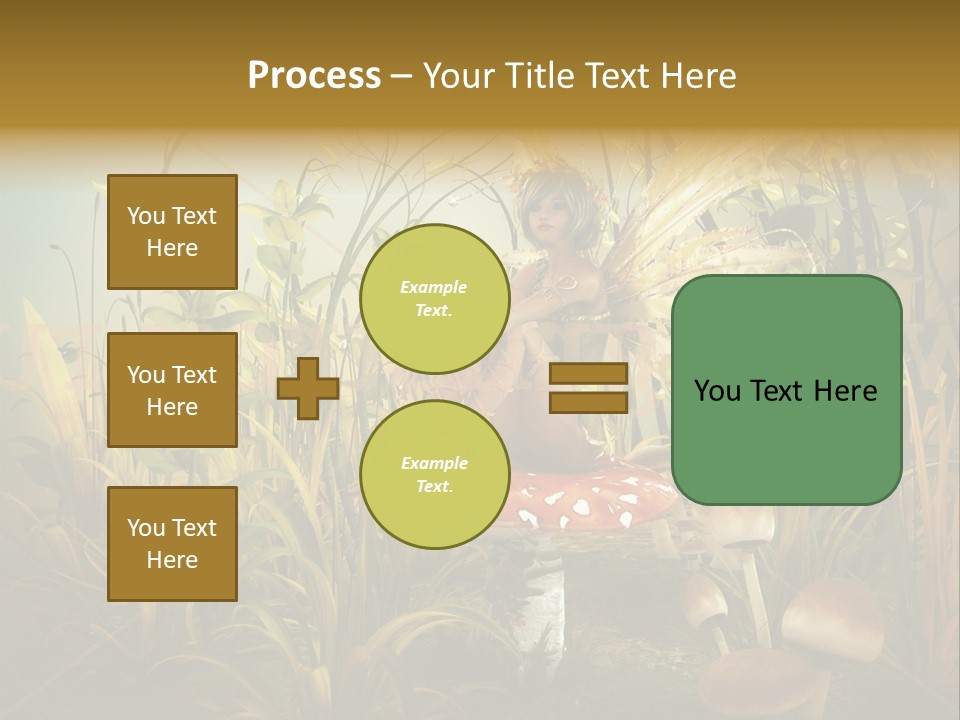 Wings Sylph Enchanting PowerPoint Template