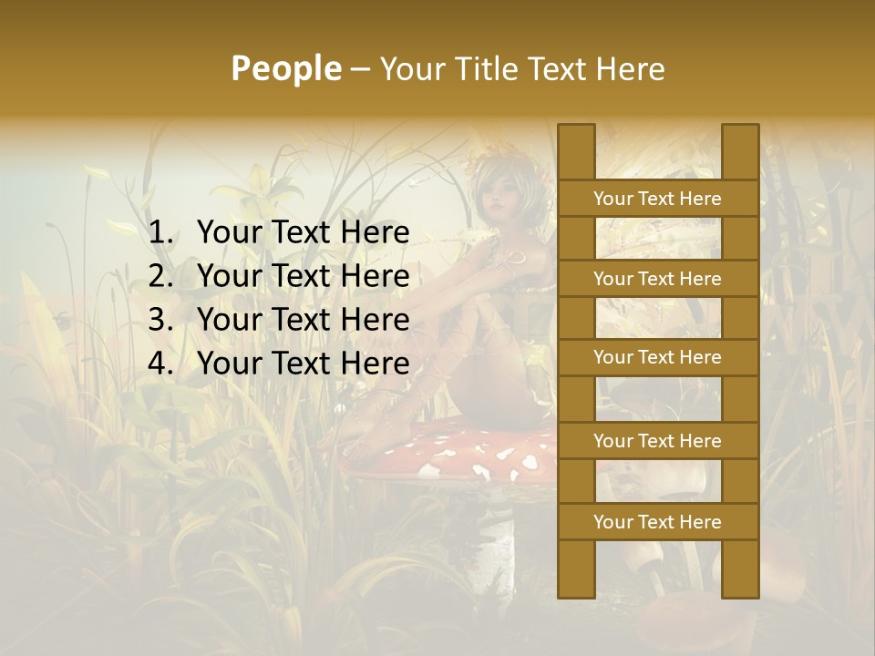 Wings Sylph Enchanting PowerPoint Template