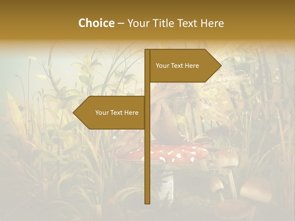 Wings Sylph Enchanting PowerPoint Template