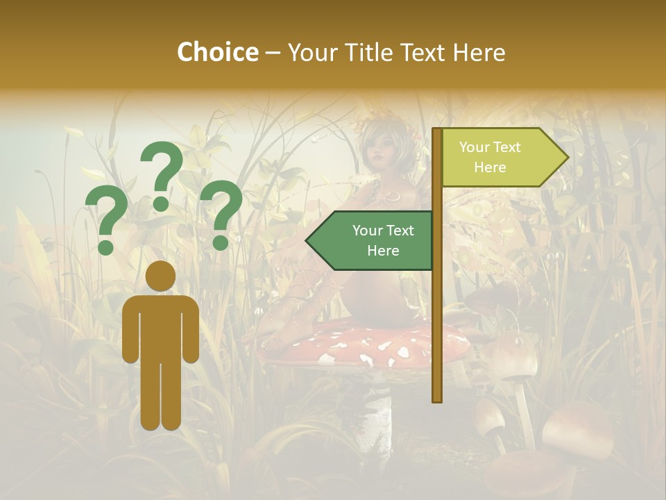 Wings Sylph Enchanting PowerPoint Template