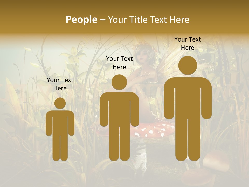 Wings Sylph Enchanting PowerPoint Template