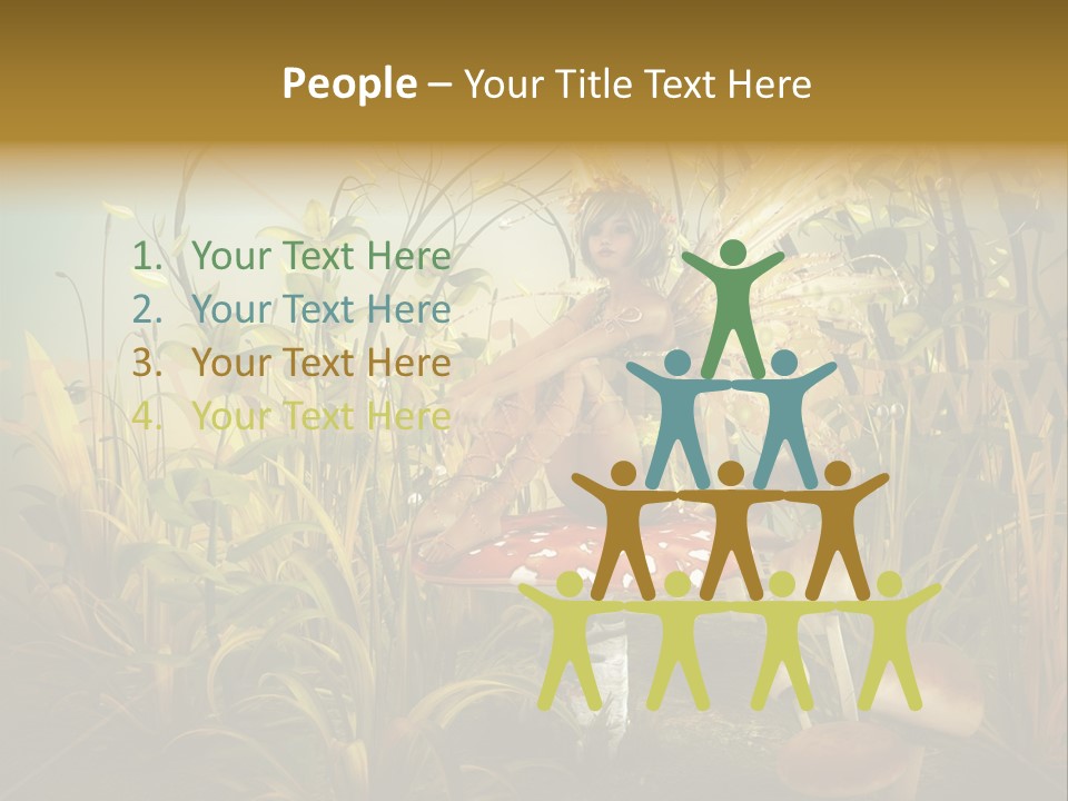 Wings Sylph Enchanting PowerPoint Template