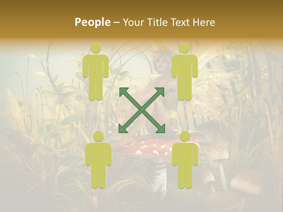 Wings Sylph Enchanting PowerPoint Template
