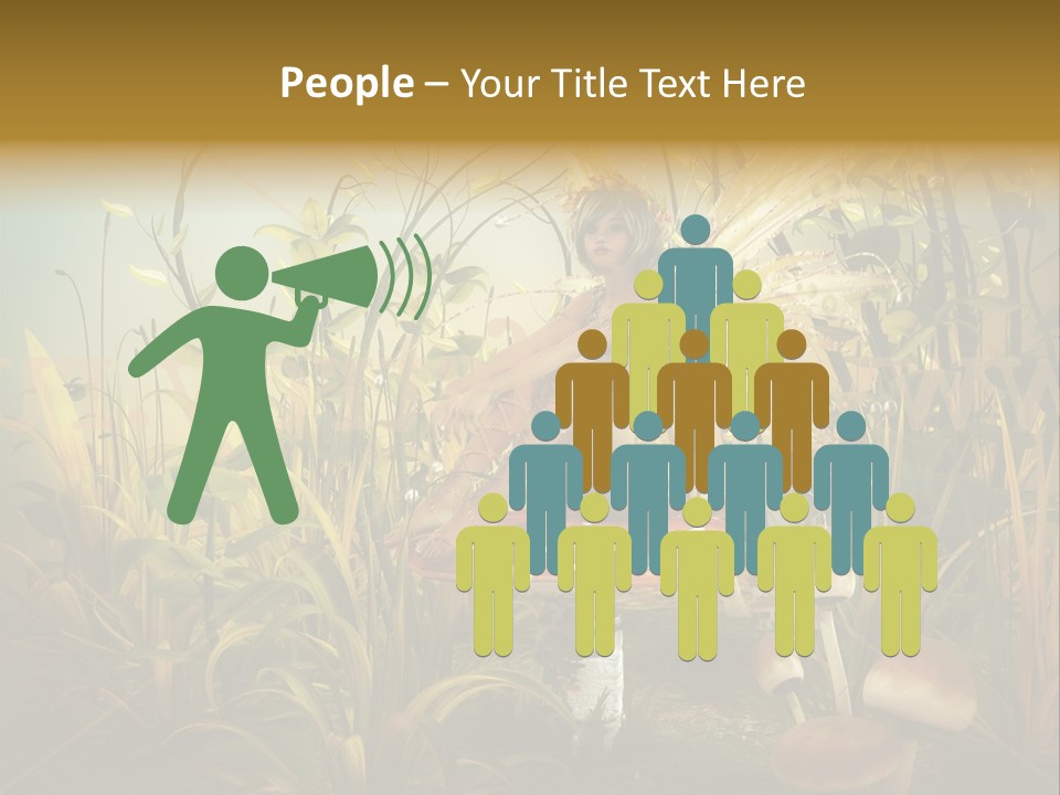 Wings Sylph Enchanting PowerPoint Template