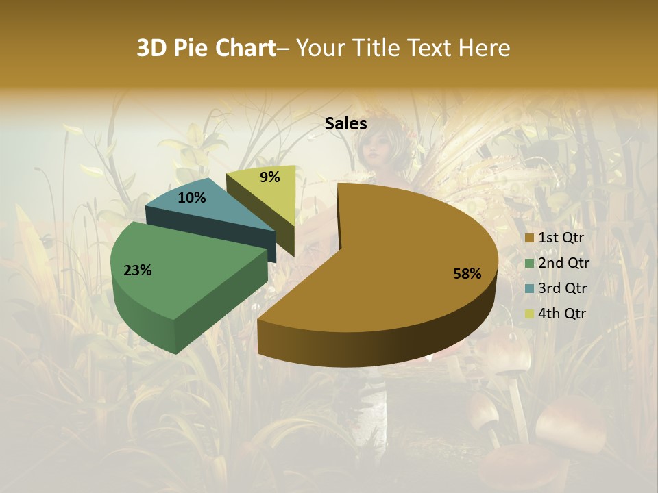 Wings Sylph Enchanting PowerPoint Template