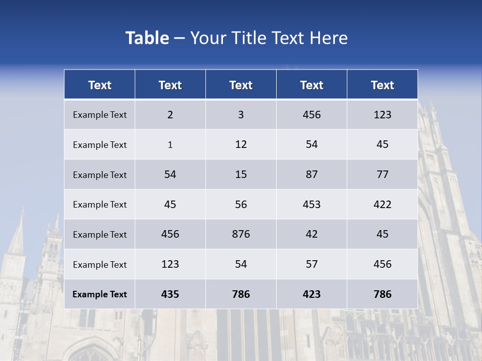 Sky Belief Church PowerPoint Template