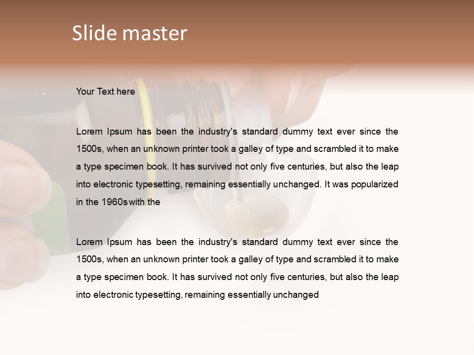 Flu Syrup Pouring PowerPoint Template