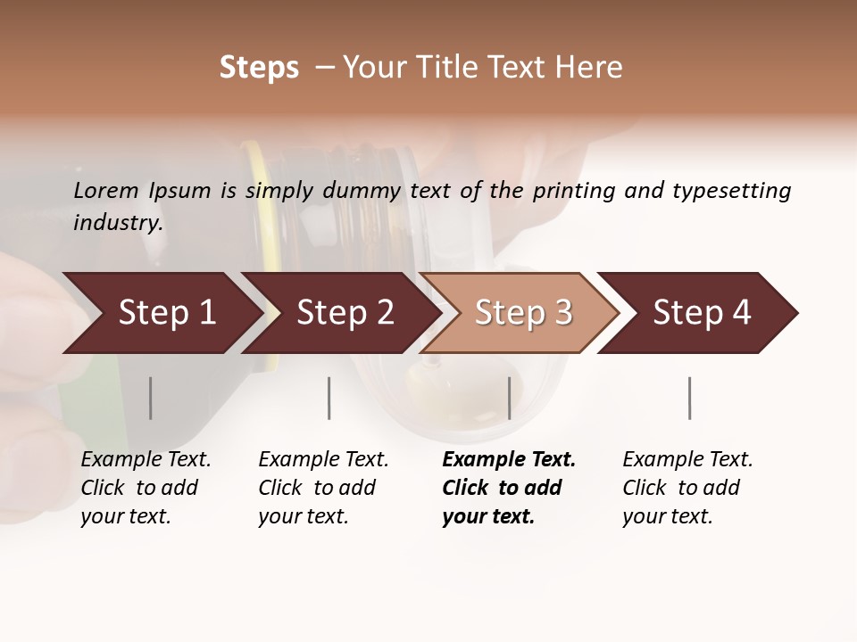 Flu Syrup Pouring PowerPoint Template