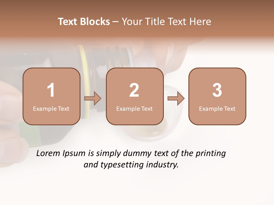 Flu Syrup Pouring PowerPoint Template