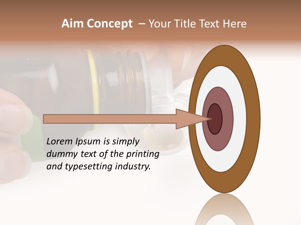 Flu Syrup Pouring PowerPoint Template