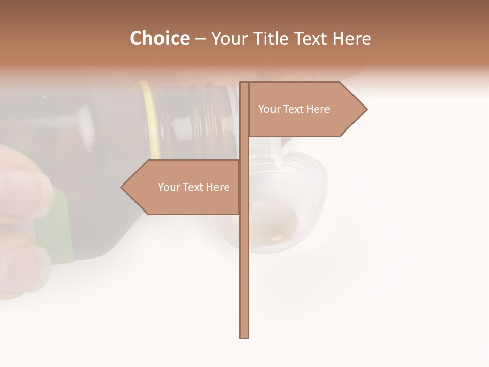 Flu Syrup Pouring PowerPoint Template
