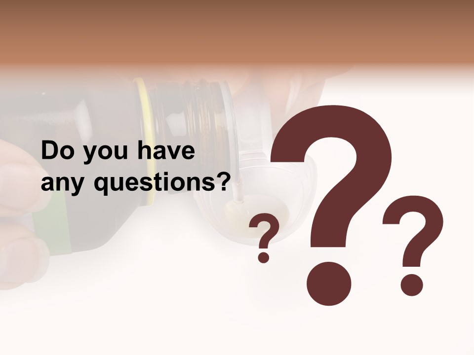 Flu Syrup Pouring PowerPoint Template