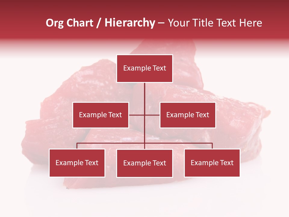 A Pile Of Raw Meat Sitting On Top Of A White Table PowerPoint Template