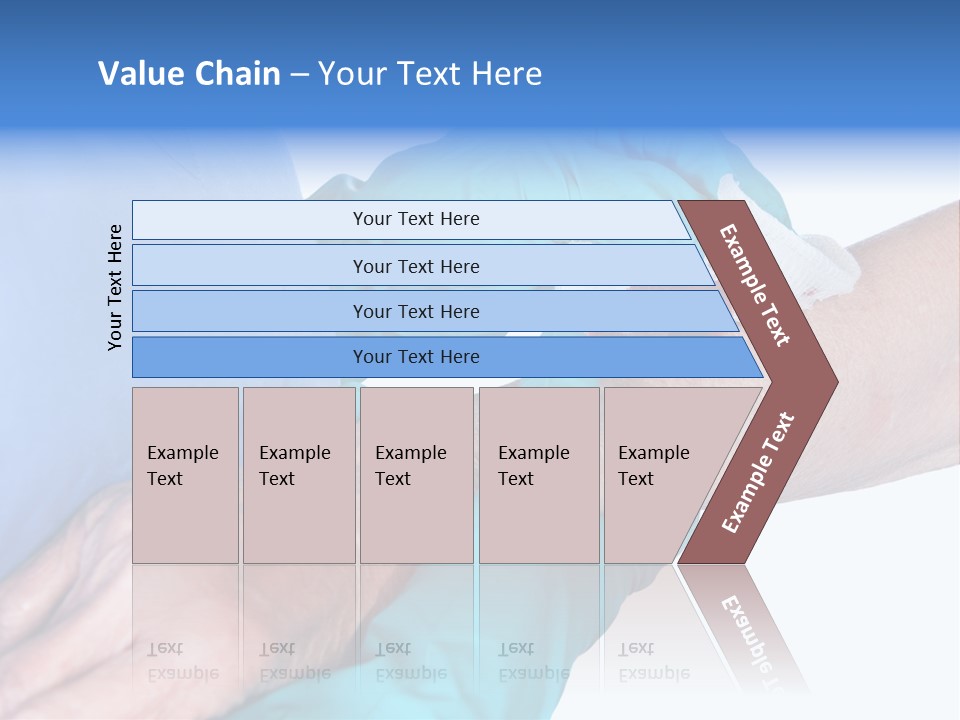 Gauze Sanitary Holding PowerPoint Template