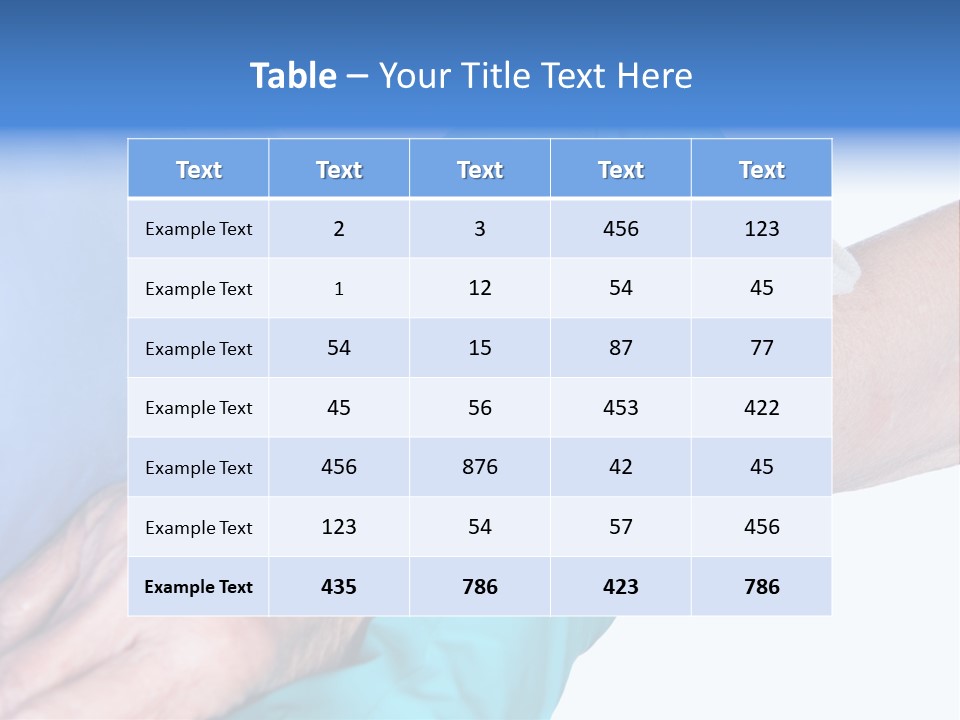 Gauze Sanitary Holding PowerPoint Template