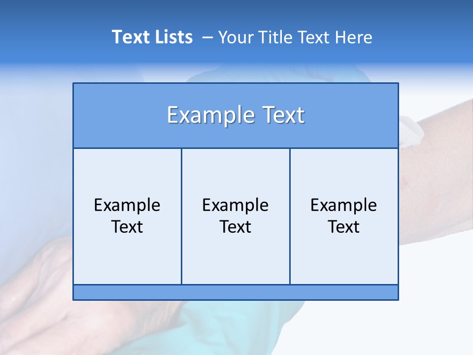Gauze Sanitary Holding PowerPoint Template