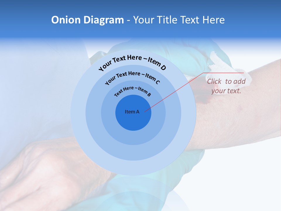 Gauze Sanitary Holding PowerPoint Template