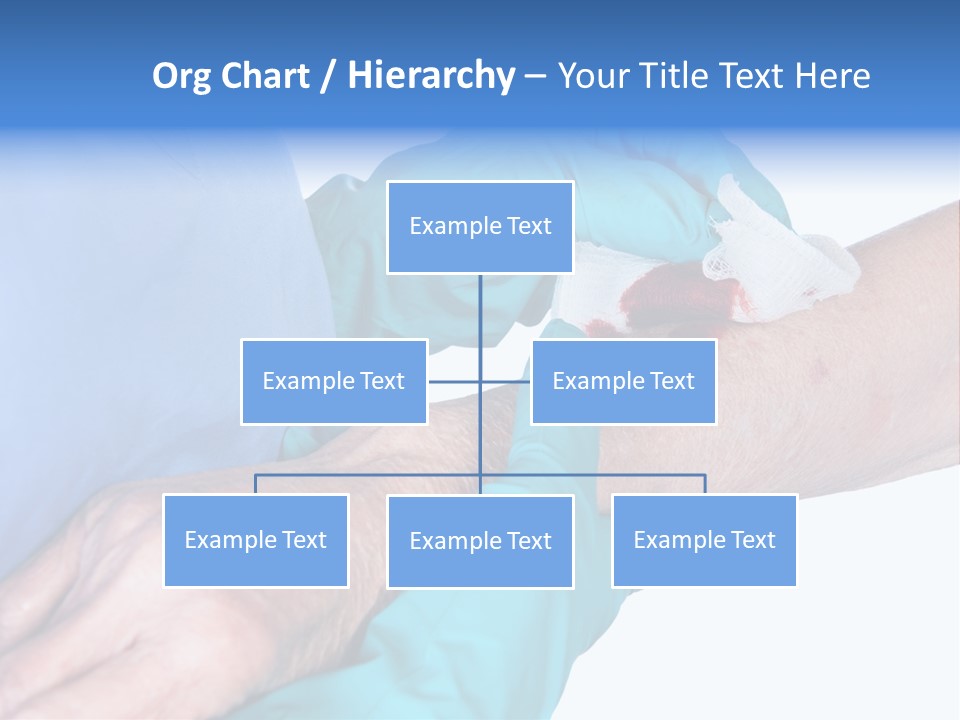 Gauze Sanitary Holding PowerPoint Template