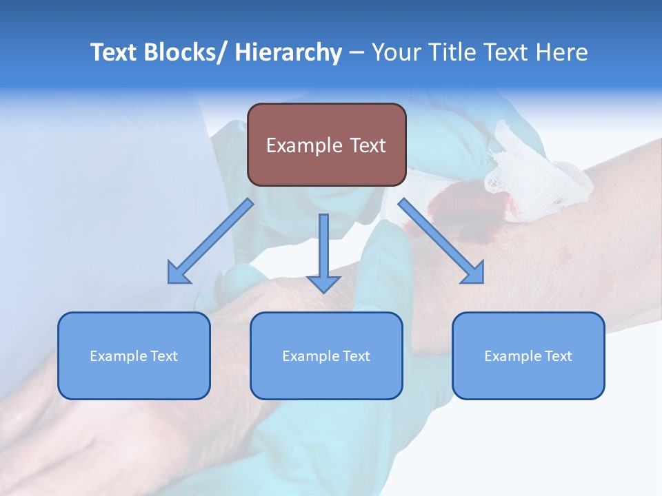 Gauze Sanitary Holding PowerPoint Template