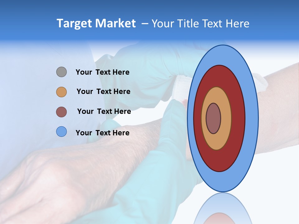 Gauze Sanitary Holding PowerPoint Template