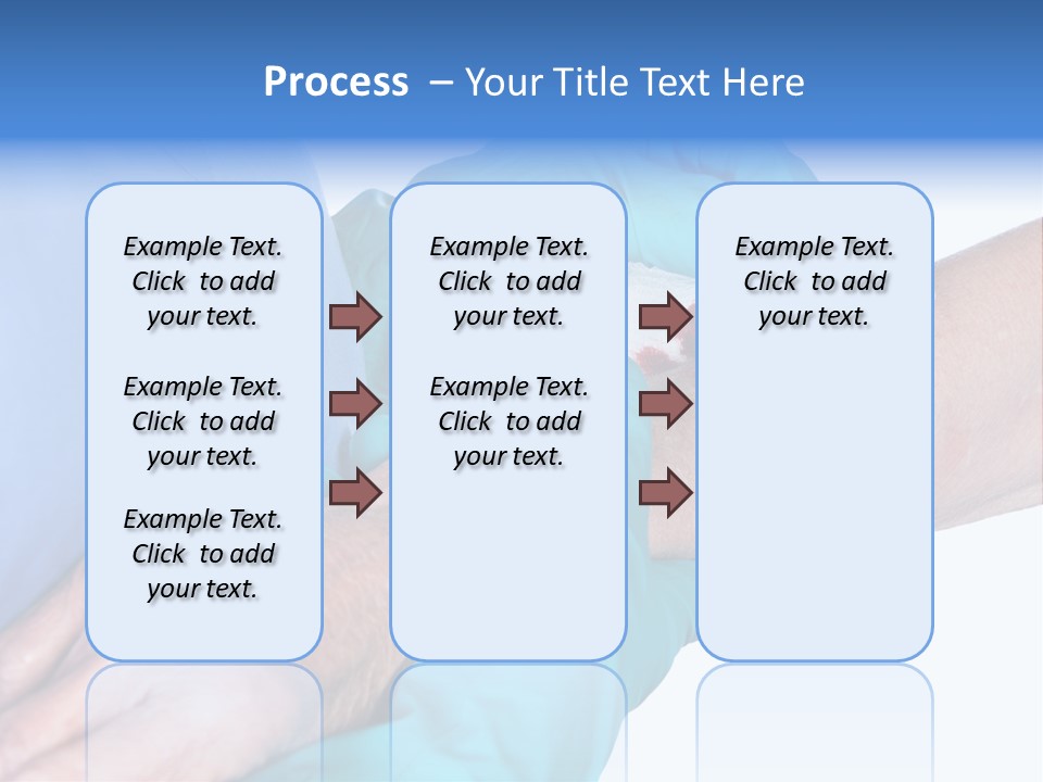 Gauze Sanitary Holding PowerPoint Template