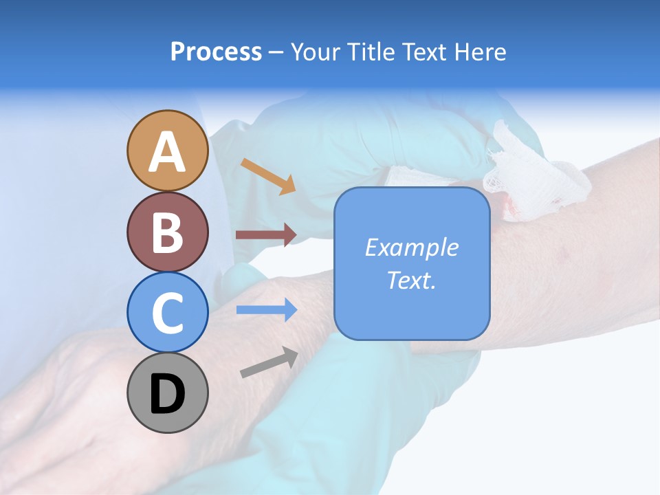 Gauze Sanitary Holding PowerPoint Template