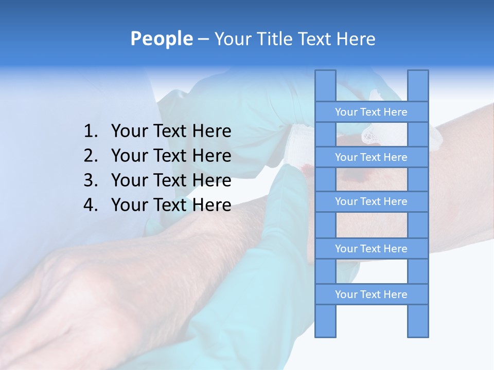Gauze Sanitary Holding PowerPoint Template