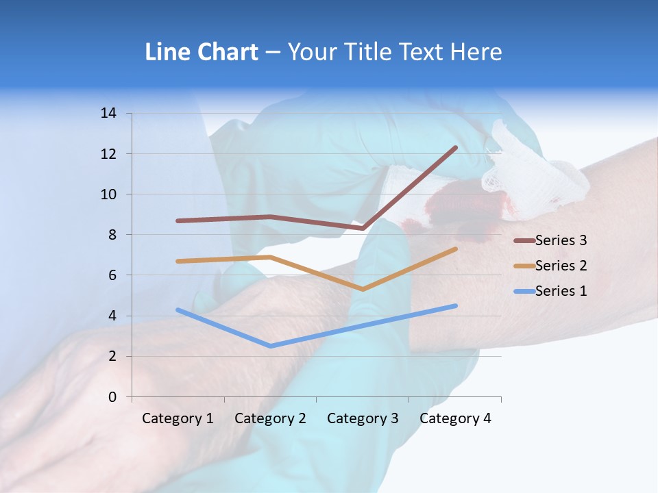 Gauze Sanitary Holding PowerPoint Template