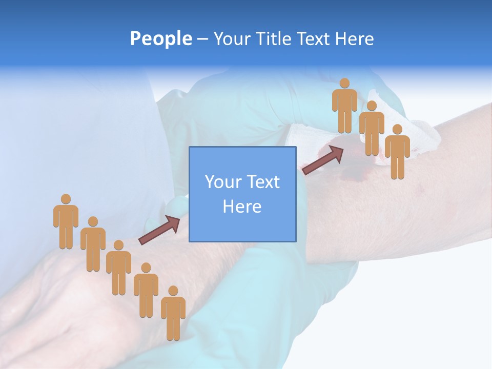 Gauze Sanitary Holding PowerPoint Template