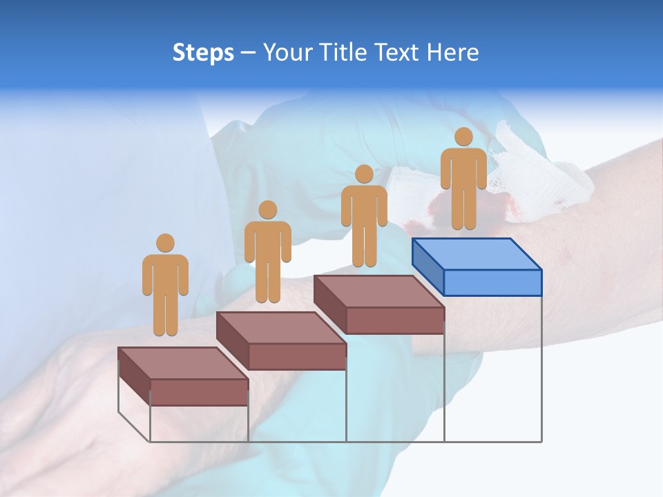 Gauze Sanitary Holding PowerPoint Template