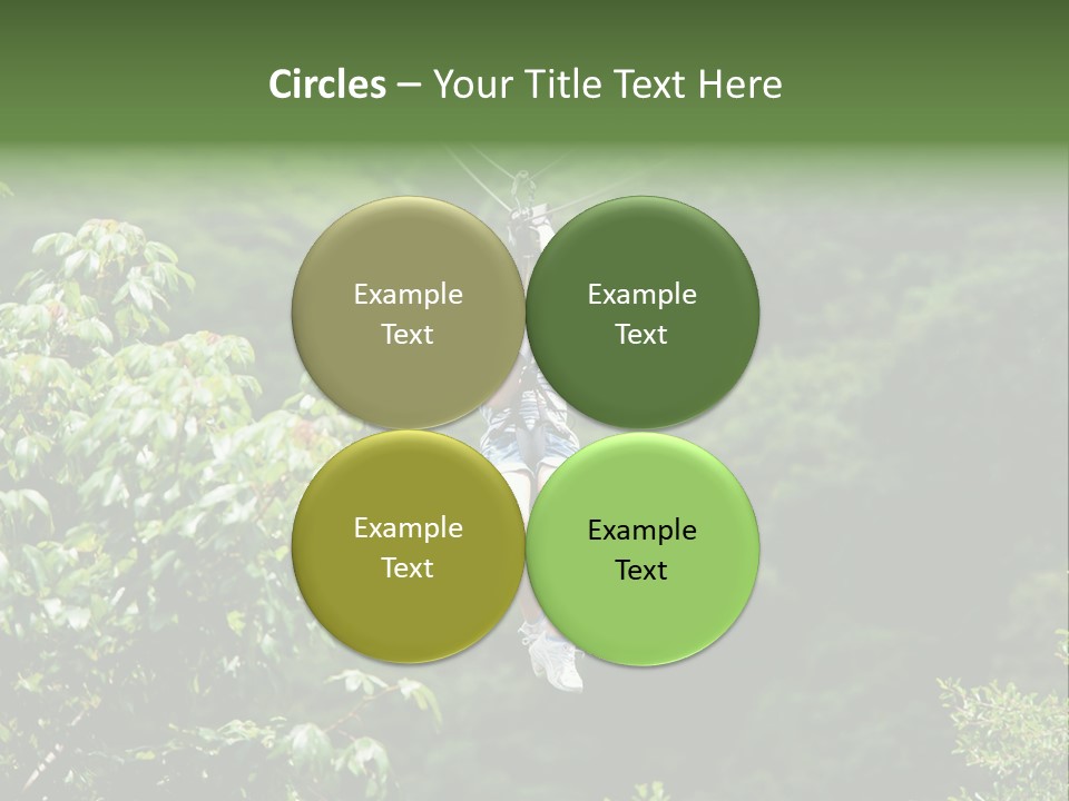 Costa Zipwire Aerial PowerPoint Template