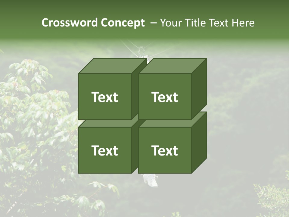 Costa Zipwire Aerial PowerPoint Template