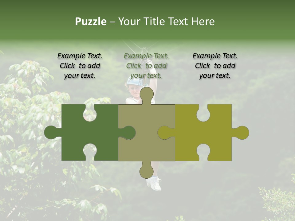 Costa Zipwire Aerial PowerPoint Template