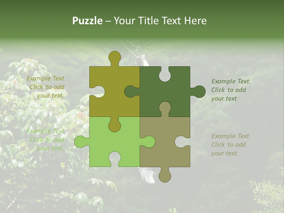 Costa Zipwire Aerial PowerPoint Template