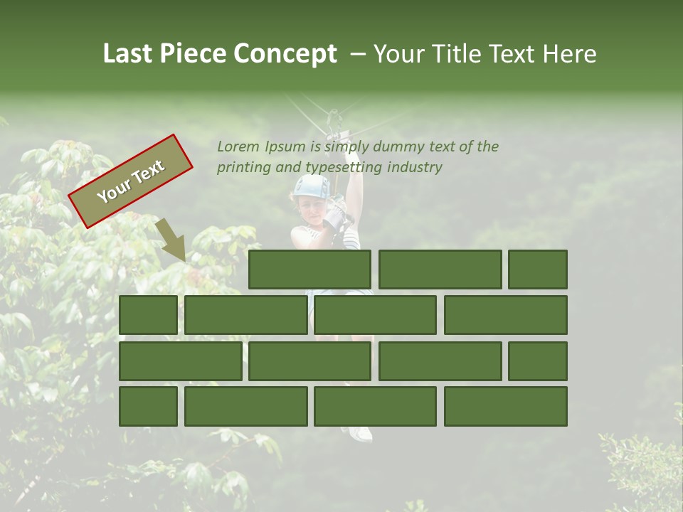 Costa Zipwire Aerial PowerPoint Template